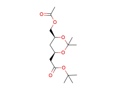 (4R-cis)-6-[(acetyloxy)methyl]-2,2-dimethyl-1,3-dioxane-4-acetic acid tert-butyl ester