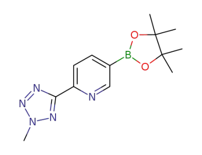 2-(2-methyl-2H-tetrazol-5-yl)-5-(4,4,5,5-tetramethyl-1,3,2-dioxaborolan-2-yl)pyridine