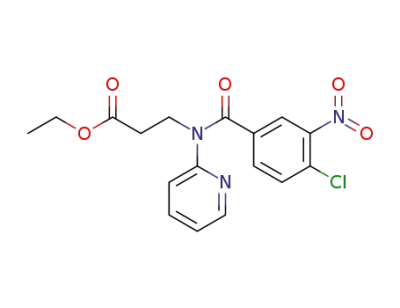 3-[(4-chloro-3-nitrobenzoyl)pyridin-2-yl-amino]propionic acid ethyl ester