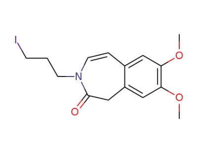7,8-dimethoxy-3-[3-iodopropane]-1,3-dihydro-2H-3-benzazepin-2-one