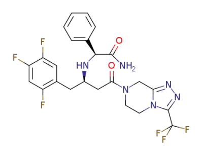 (3R)-3-[[(1S)-1-carboxamidophenylmethyl]amino]-1-[3-(trifluoromethyl)-6,8-dihydro-5H-[1,2,4]triazolo[4,3-a]pyrazin-7-yl]-4-(2,4,5-trifluorophenyl)butan-1-one