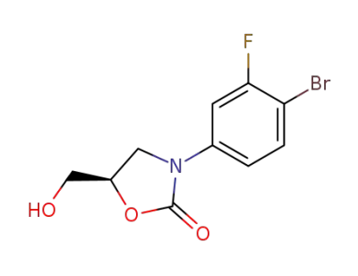 (R)-3-(4-bromo-3-fluorophenyl)-5-(hydroxylmethyl)oxazolidin-2-one