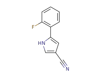 5-(2-fluorophenyl)-1H-pyrrole-3-carbonitrile