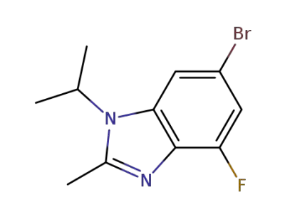 6-bromo-4-fluoro-1-isopropyl-2-methyl-1H-benzo[d]imidazole