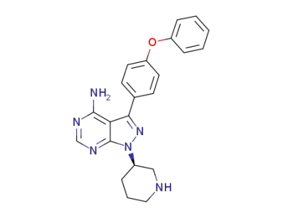 (R)-3-(4-phenoxyphenyl)-1-(piperidine-3-yl)-1H-pyrazolo[3,4-d]pyrimidine-4-amine