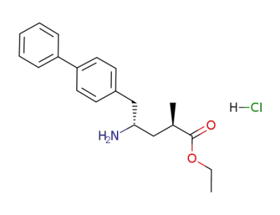 (2R,4S)-5-([1,1'-biphenyl]-4-yl)-4-amino-2-methylpentanoic acid ethyl ester hydrochloride