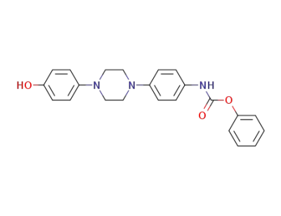 phenyl N-(4-(4-(4-hydroxyphenyl)-1-piperazinyl)phenyl)carbamate