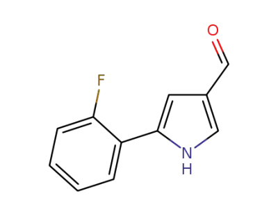 5-(2-fluorophenyl)-1H-pyrrole-3-carboxaldehyde