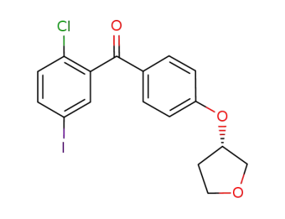 (S)-(2-chloro-5-iodophenyl)(4-((tetrahydrofuran-3-yl)oxy)phenyl)methanone