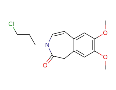3-(3-chloropropyl)-1,3-dihydro-7,8-dimethoxy-2H-3-benzazepine-2-one