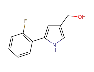 (5-(2-fluorophenyl)-1H-pyrrol-3-yl)methanol