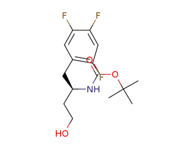 (R)-tert-butyl (4-hydroxy-1-(2,4,5-trifluorophenyl)butan-2-yl)carbamate